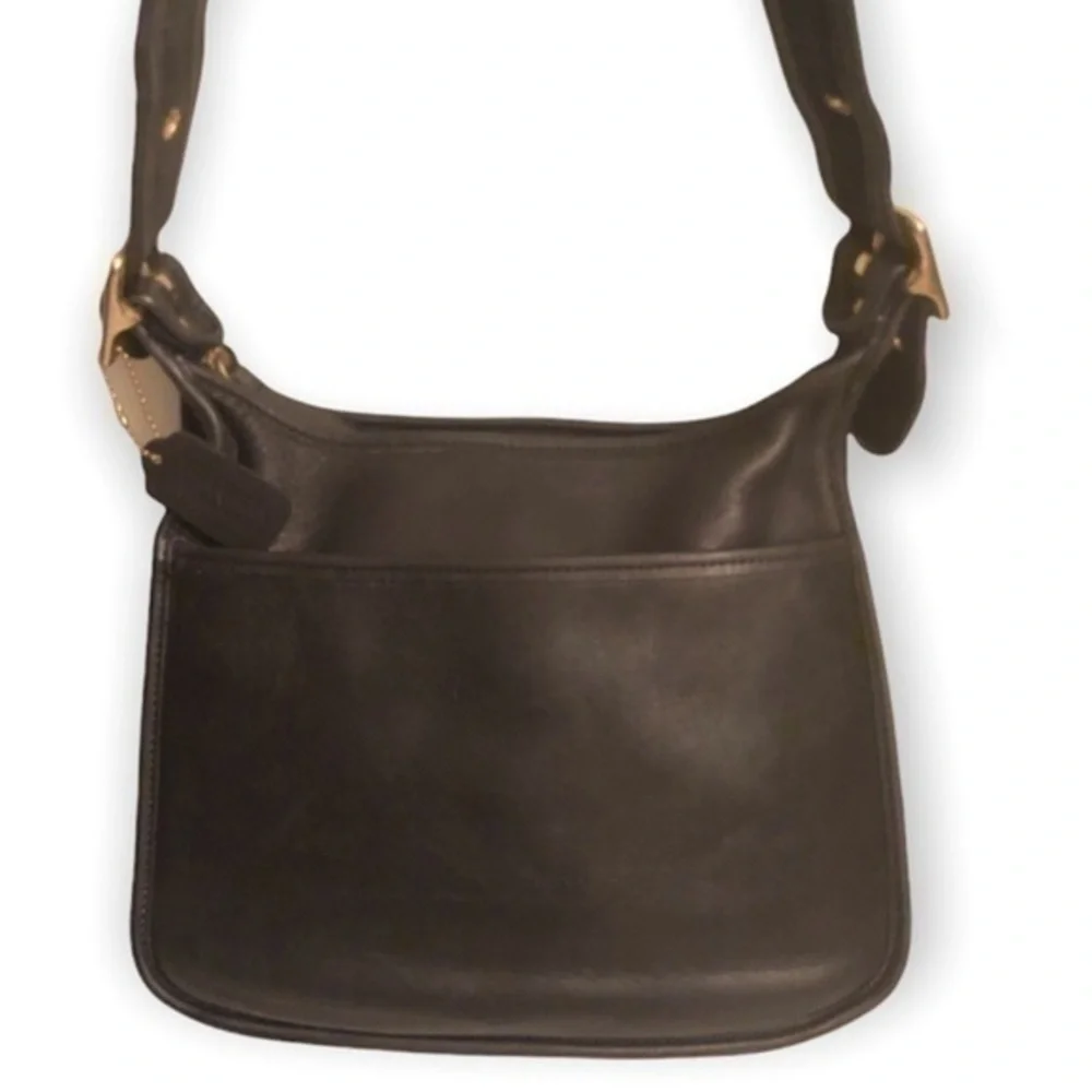 Coach black leather 9966 legacy bag